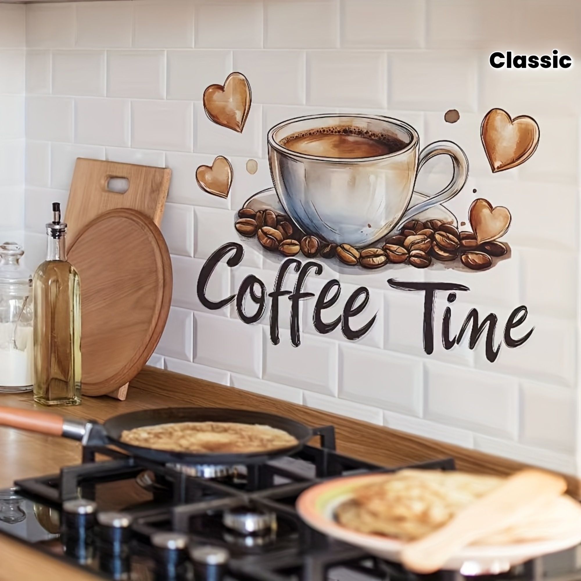 Pvc Panel Background - A 2D Flat Drawing Coffee Cup