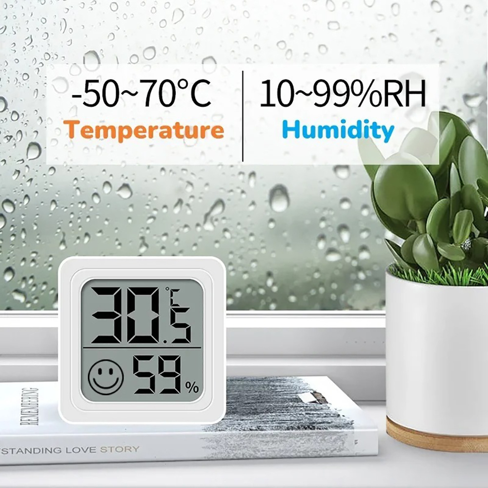 Portable LCD Digital Thermomet - مراجعة Digital Hygrometer Probe وسعره
