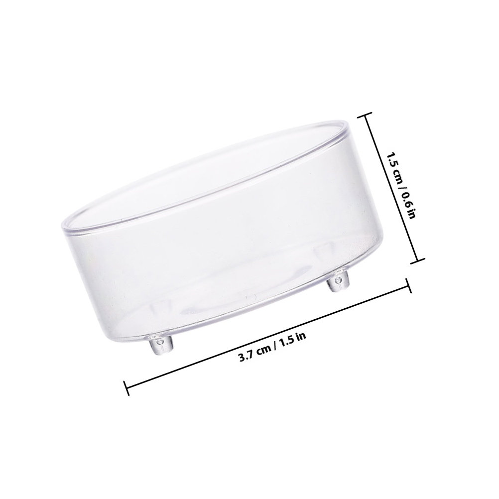 10Pcs Acrylic Reptile Food Wat - مراجعة Water Dish Reptile وسعره