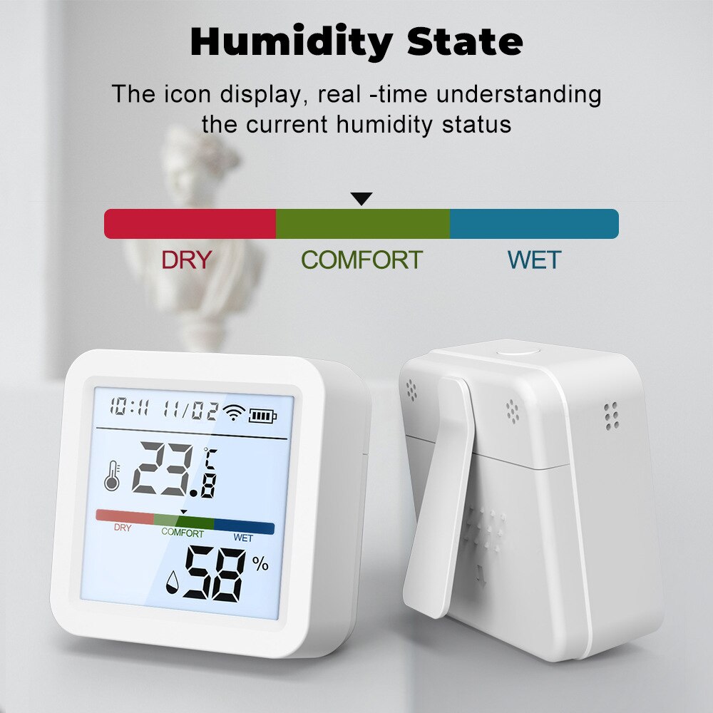Tuya New WiFi Temperature Humi - مراجعة Digital Hygrometer Probe وسعره