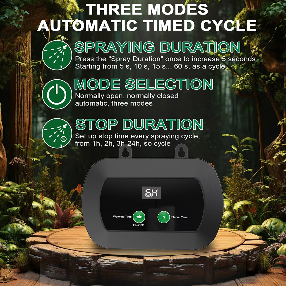 Automatic Reptile Mist Sprinkl - مراجعة Terrarium Fogger Ultrasonic وسعره