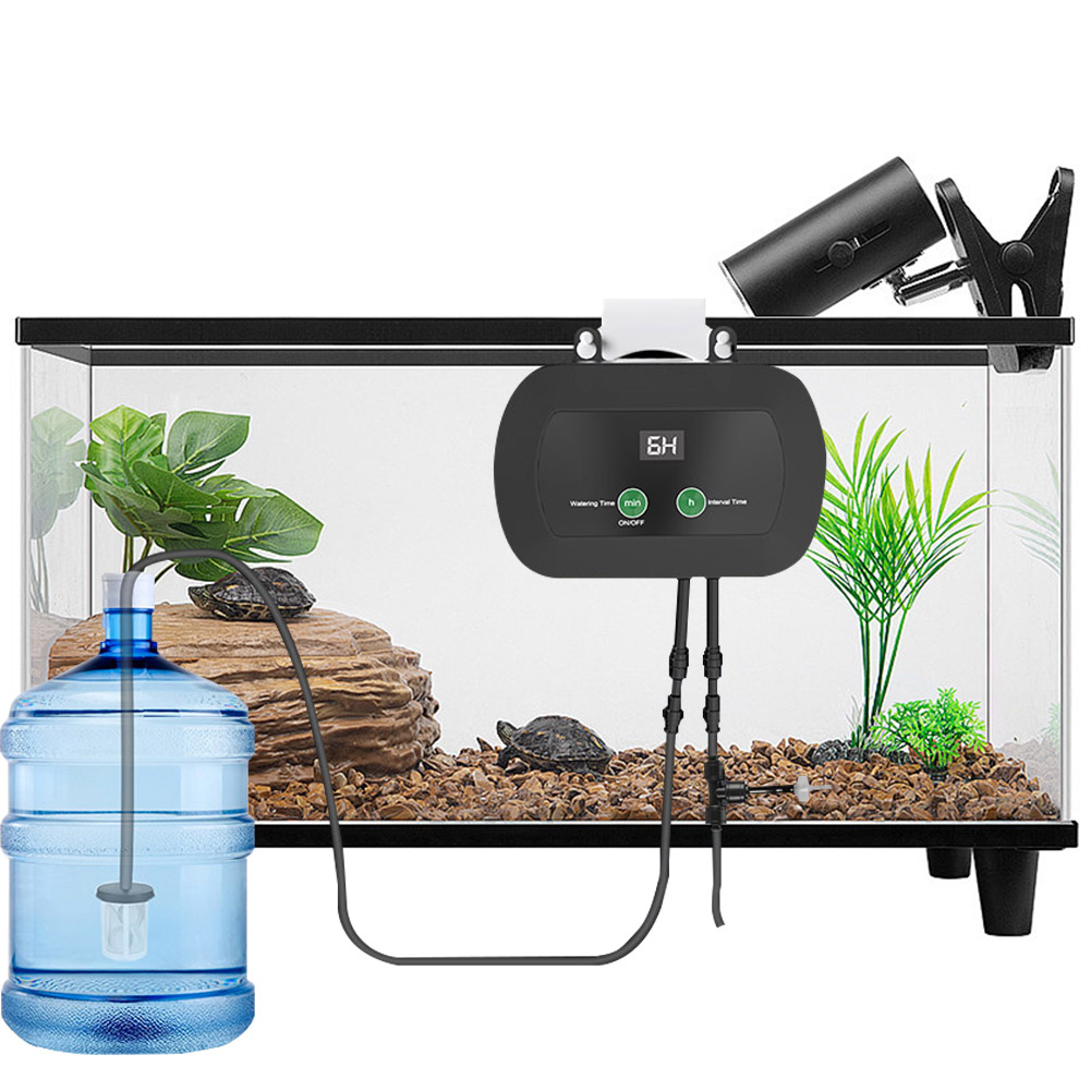 Automatic Reptile Mist Sprinkl - مراجعة Terrarium Fogger Ultrasonic وسعره
