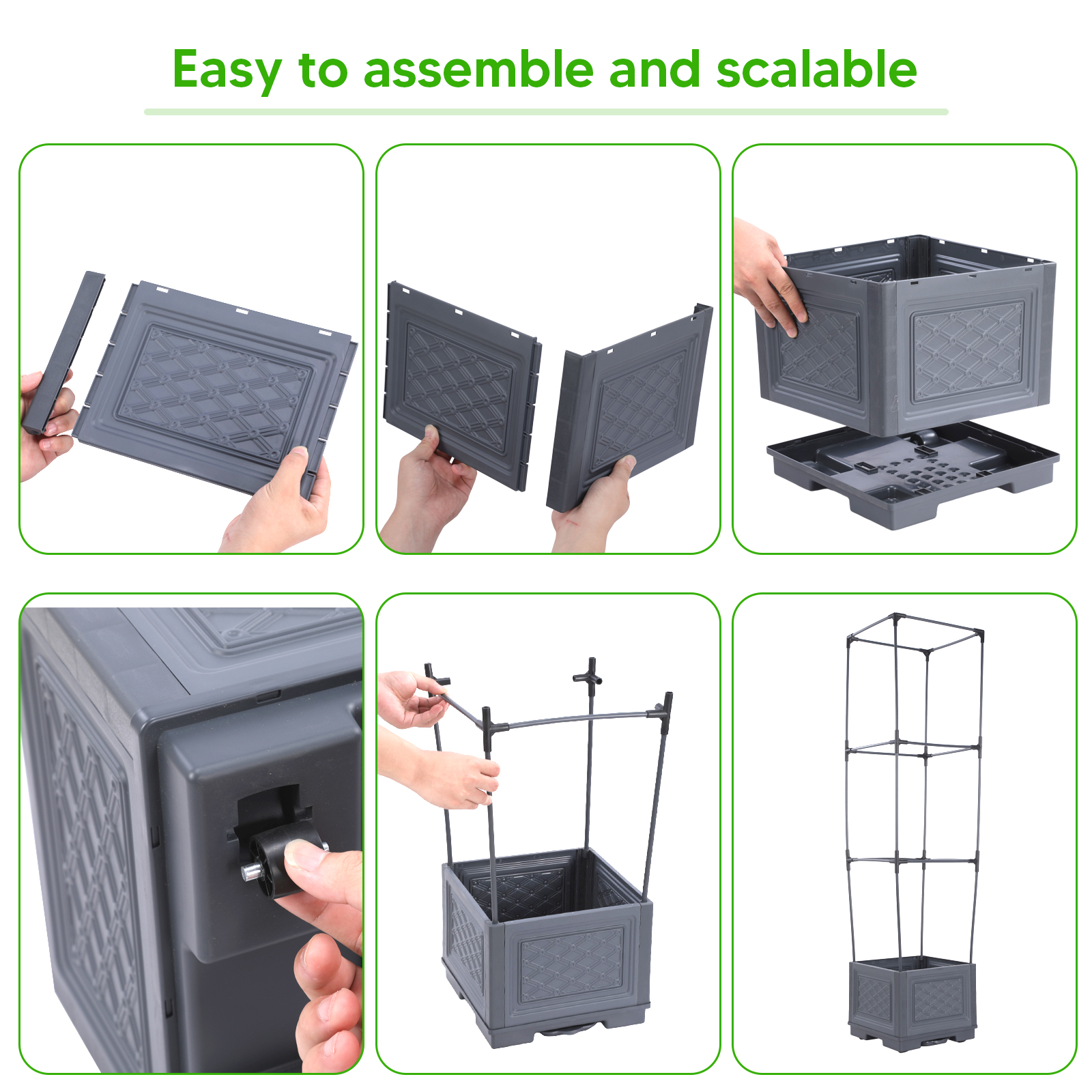 Three-Layer Wheeled Climbing V - مراجعة Vine Climbing Plastic وسعره