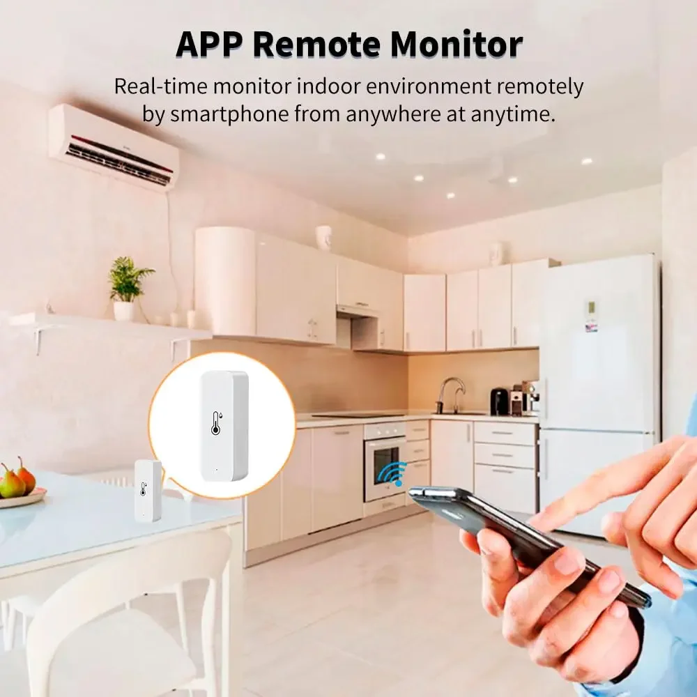 Smart Zigbee 3.0 Temperature H - مراجعة Digital Hygrometer Probe وسعره