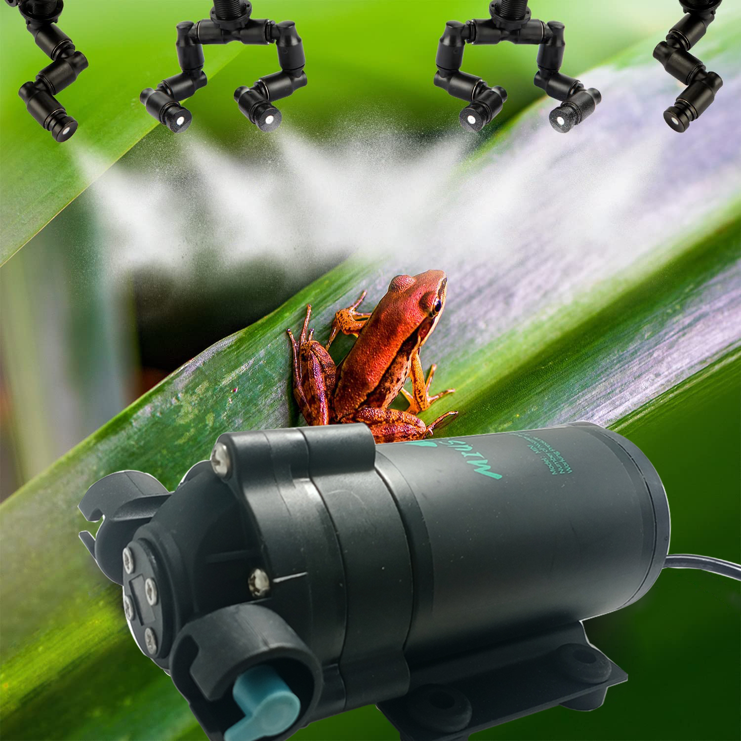 Reptile Fogger Mist System 360 - مراجعة Terrarium Fogger Ultrasonic وسعره
