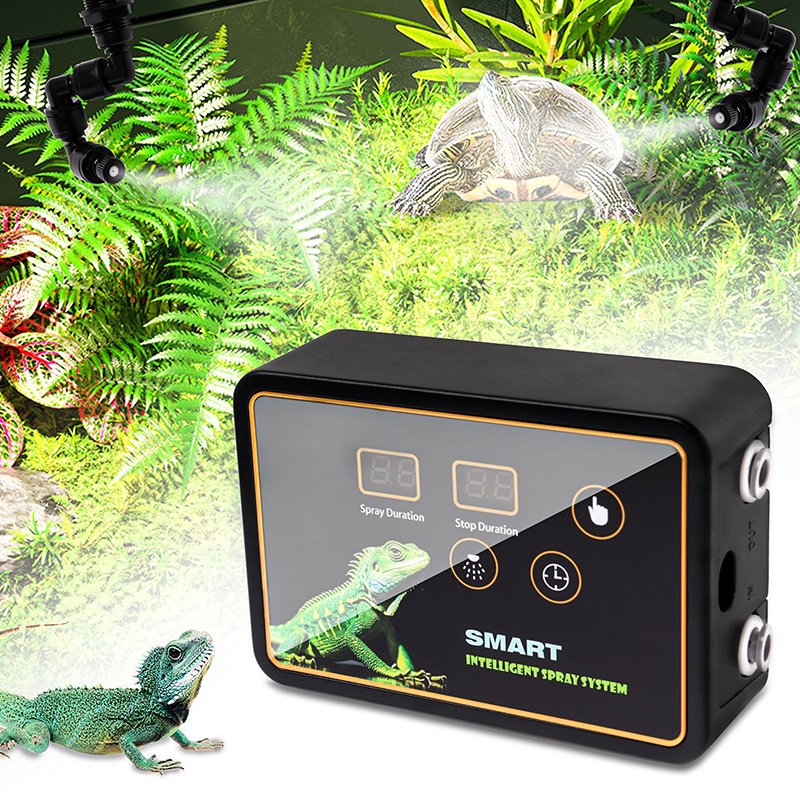 Rainforest Tank Timing Spray S - مراجعة Terrarium Fogger Ultrasonic وسعره