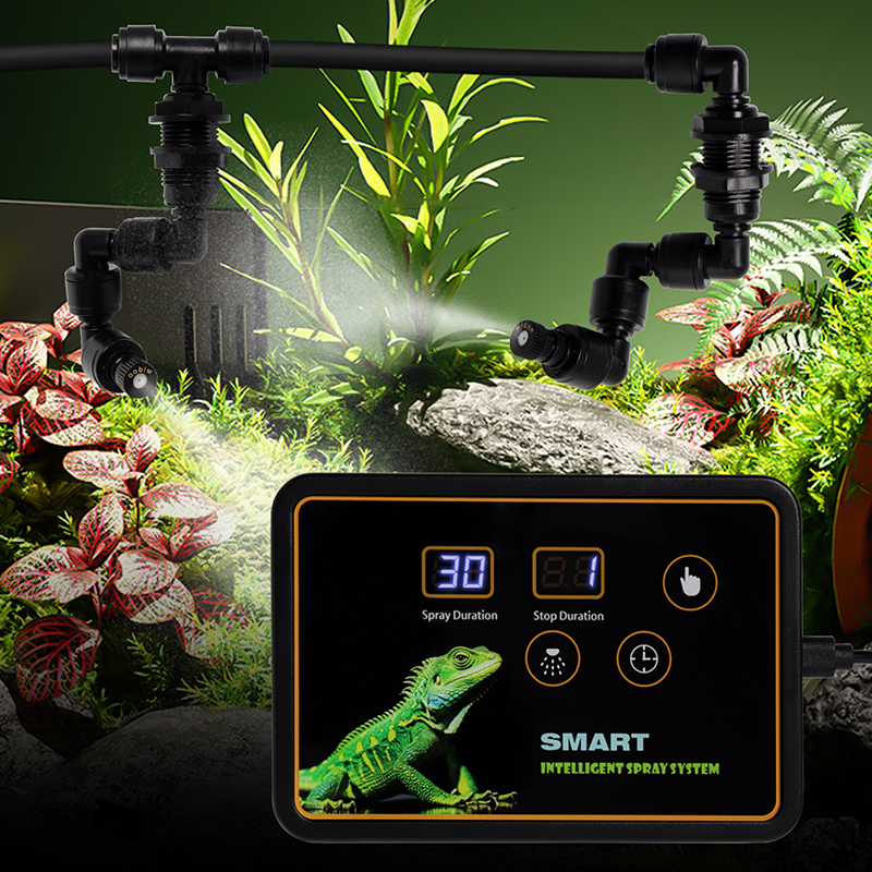 Rainforest Tank Timing Spray S - مراجعة Terrarium Fogger Ultrasonic وسعره