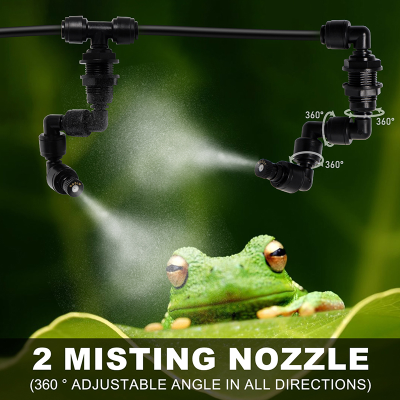 Rainforest Tank Timing Spray S - مراجعة Terrarium Fogger Ultrasonic وسعره