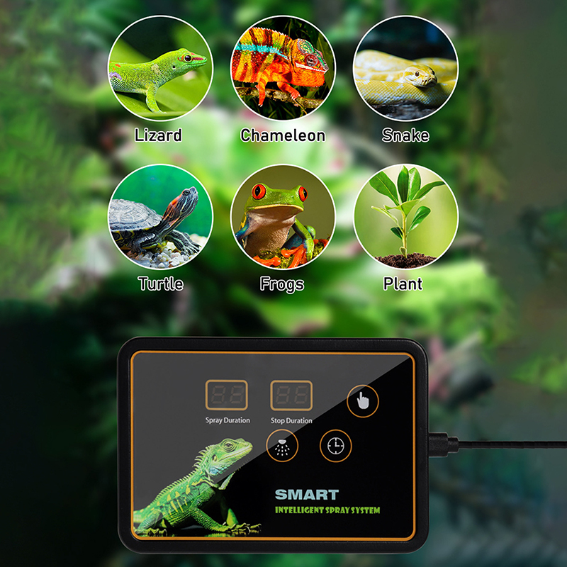 Rainforest Tank Timing Spray S - مراجعة Terrarium Fogger Ultrasonic وسعره