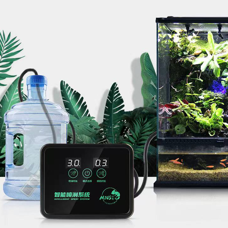 Intelligent Automatic Mist Spr - مراجعة Terrarium Fogger Ultrasonic وسعره
