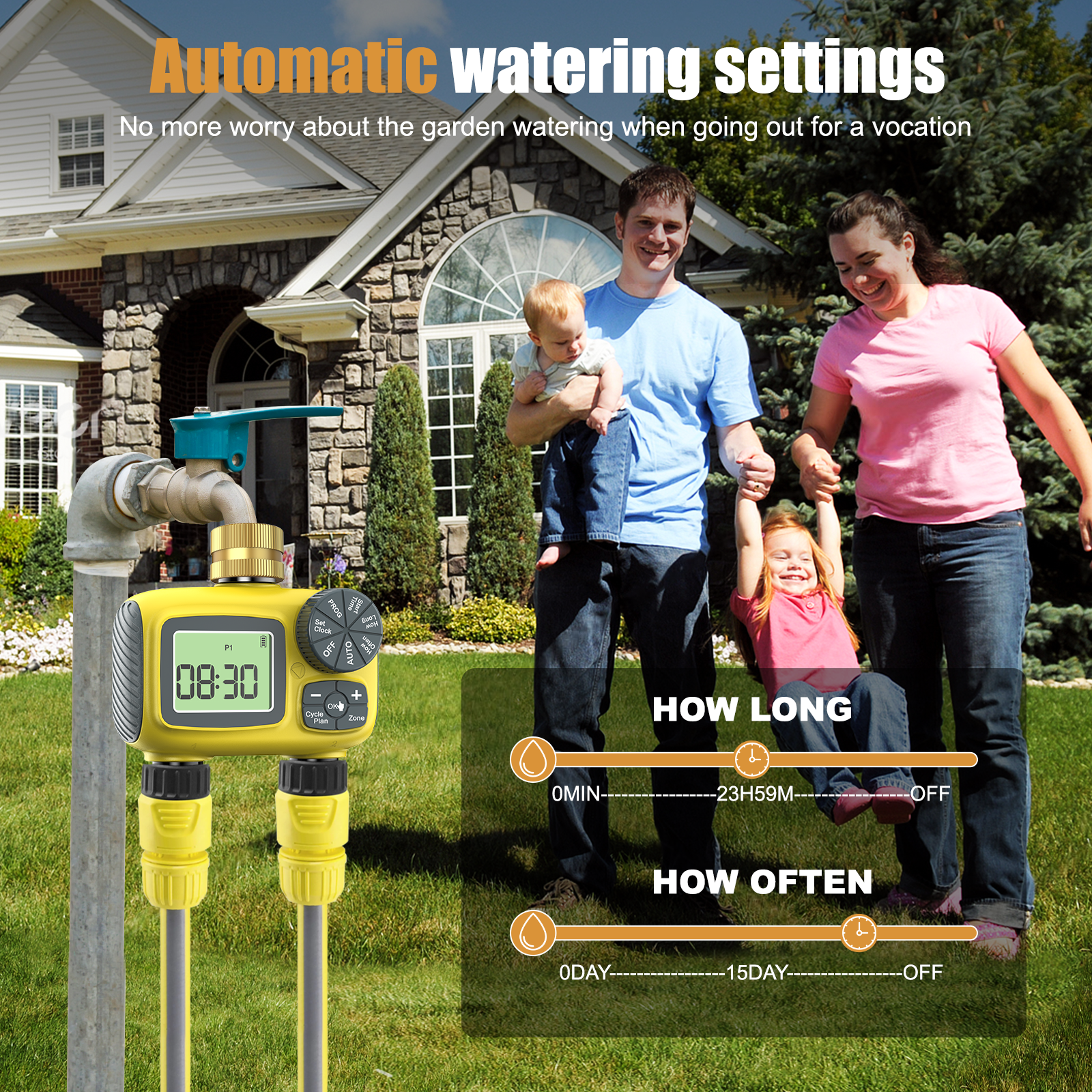 Insoma Smart Water Timer Dual  - مراجعة Timer Dual Outlet وسعره