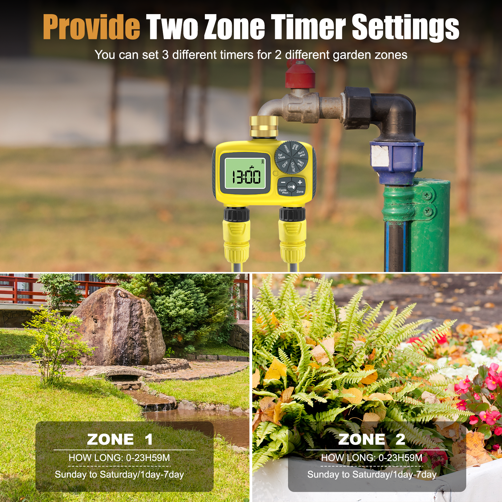Insoma Smart Water Timer Dual  - مراجعة Timer Dual Outlet وسعره