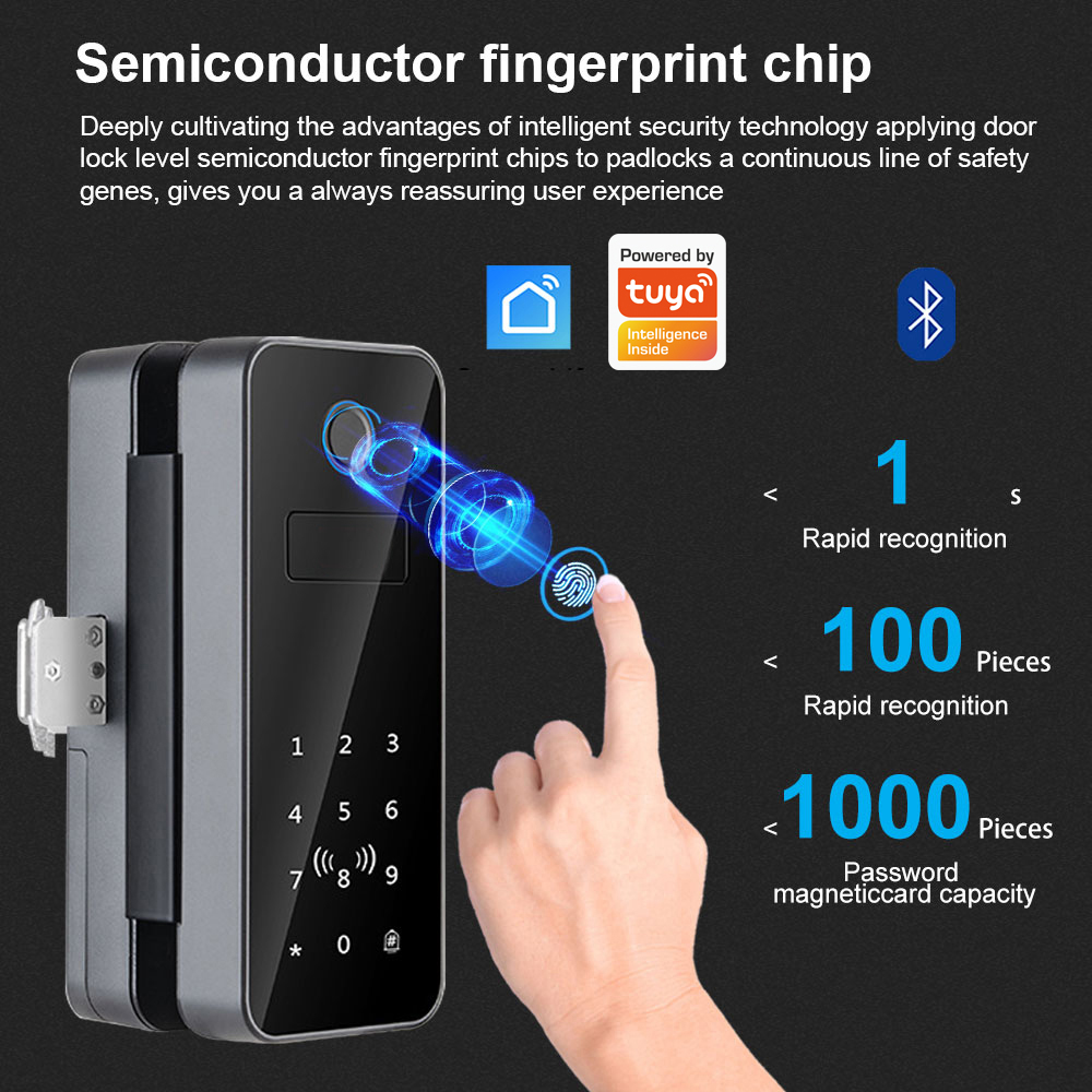 Intelligent Lock Glass Door Pa - مراجعة Glass Door Hinge وسعره