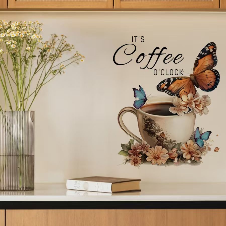IT's Coffee O'Clock Creative P - مراجعة Pvc Panel Background وسعره