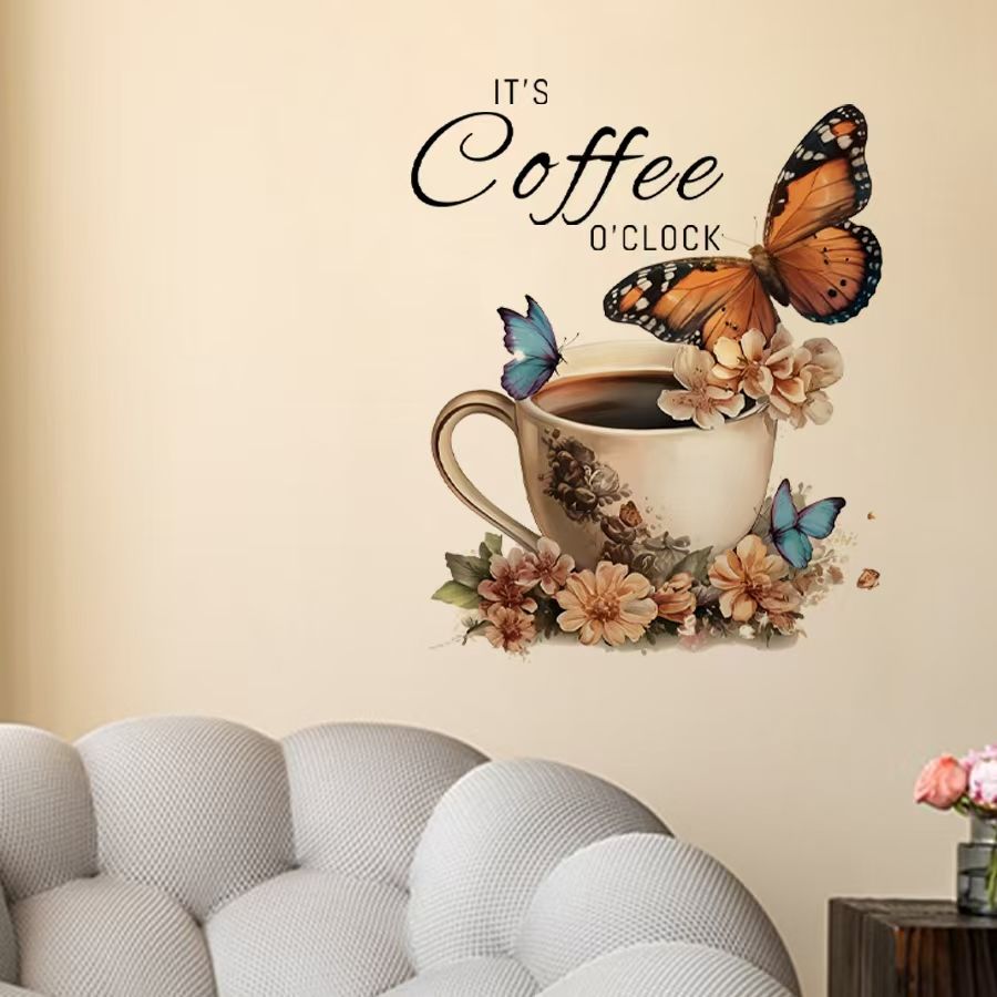 IT's Coffee O'Clock Creative P - مراجعة Pvc Panel Background وسعره