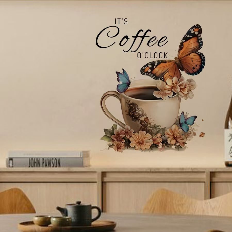 IT's Coffee O'Clock Creative P - مراجعة Pvc Panel Background وسعره