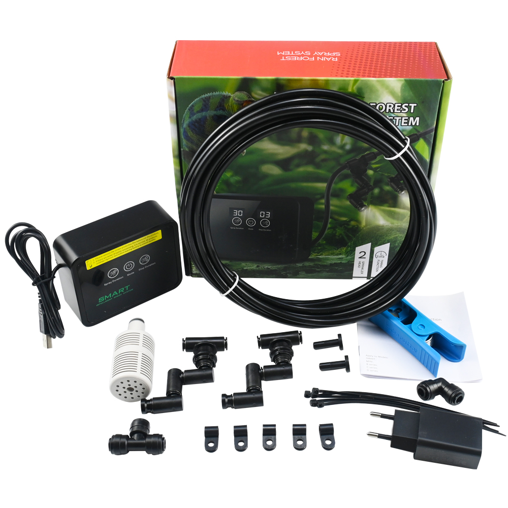 Reptile Intelligent Spray Syst - مراجعة Terrarium Fogger Ultrasonic وسعره
