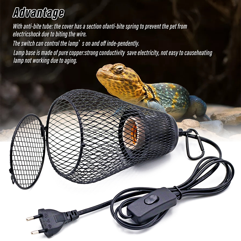 Pet Reptile Heat Lamp Shade In - مراجعة Ceramic Heat Emitter وسعره