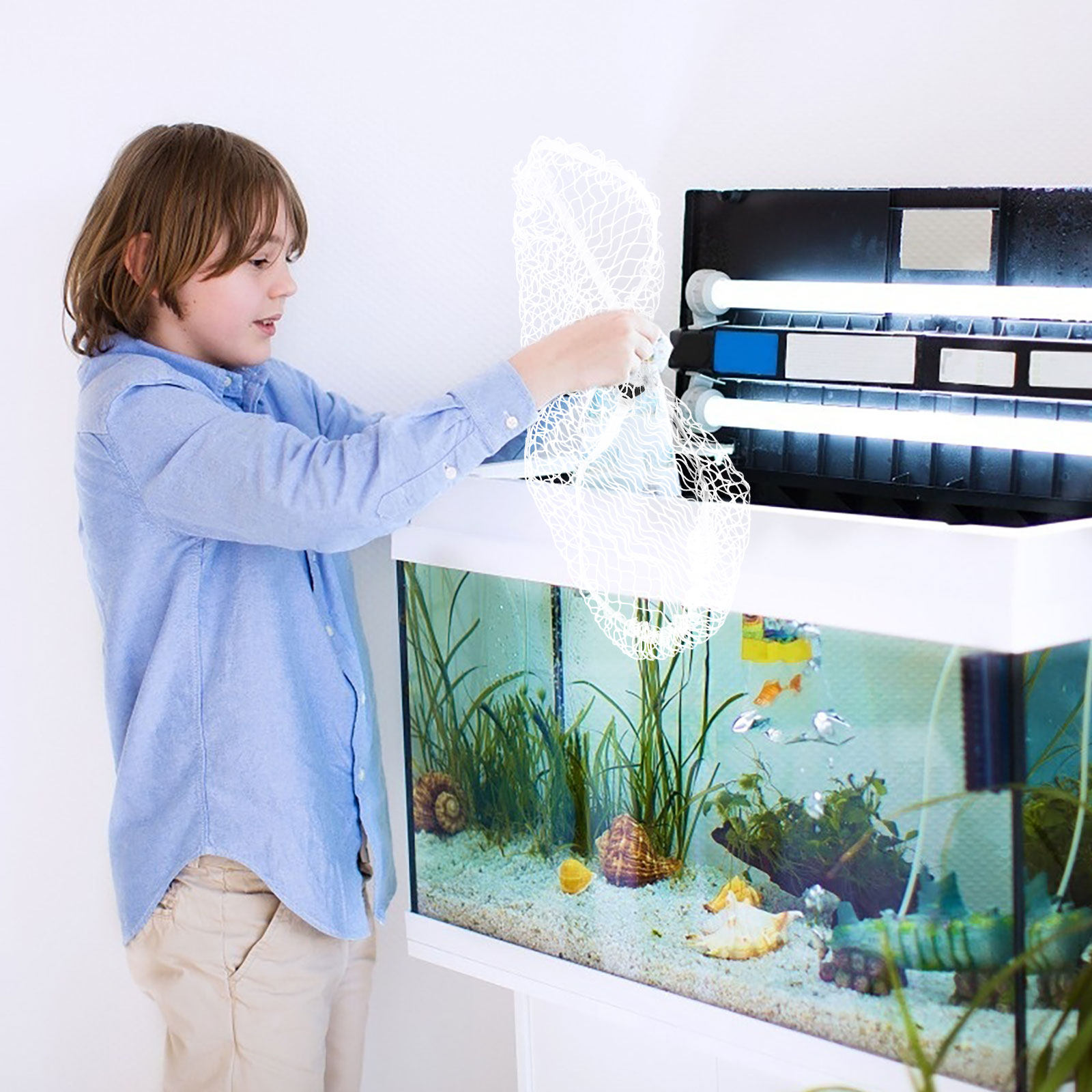 Aquarium Nylon Top Cover 40x20 - مراجعة Screen Top Mesh وسعره