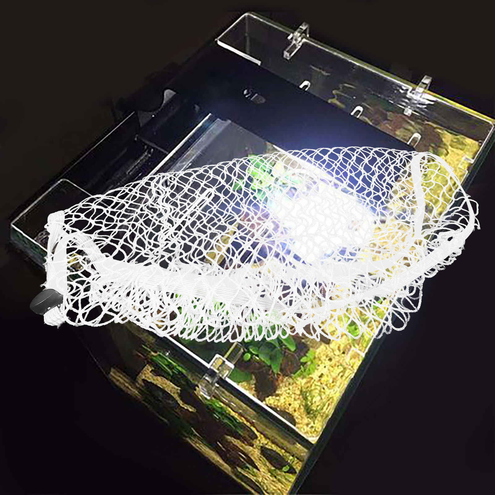 Aquarium Nylon Top Cover 40x20 - مراجعة Screen Top Mesh وسعره