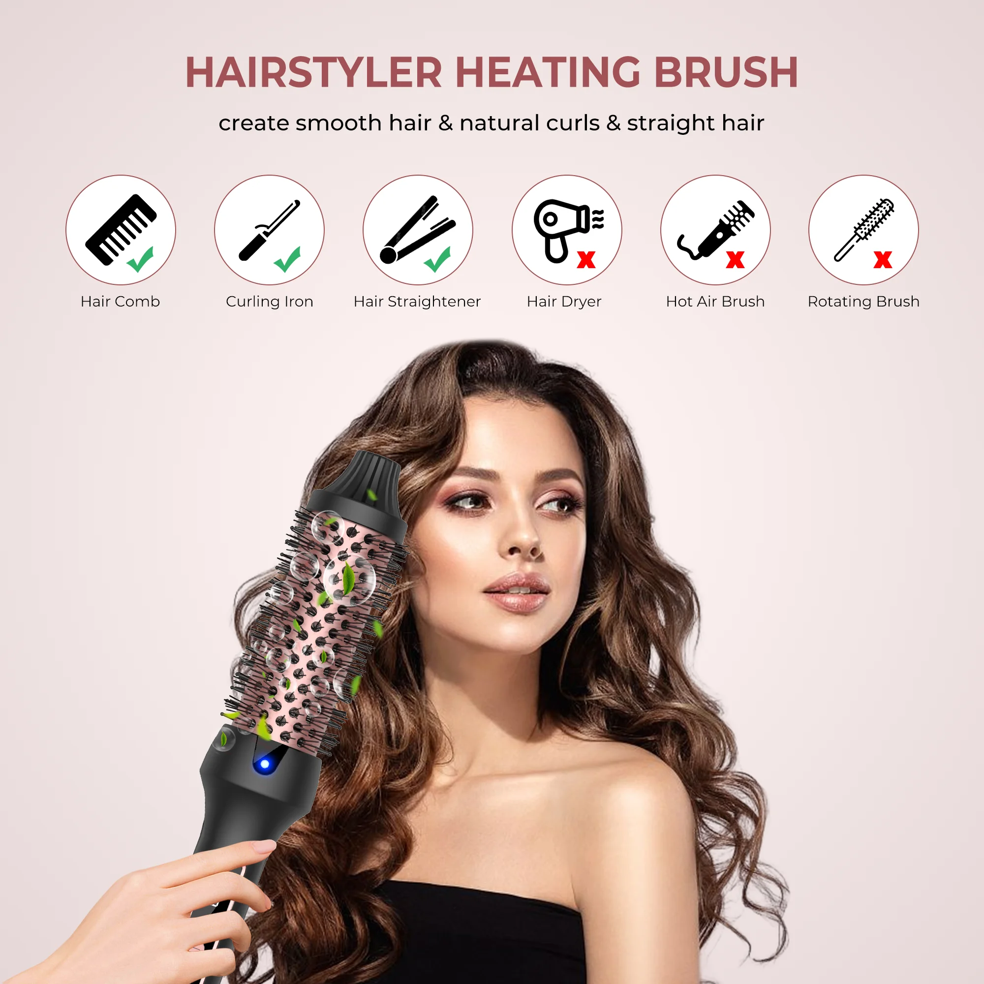 3 in1 Thermal Brush Ionic Heat - مراجعة Ceramic Heat Emitter وسعره