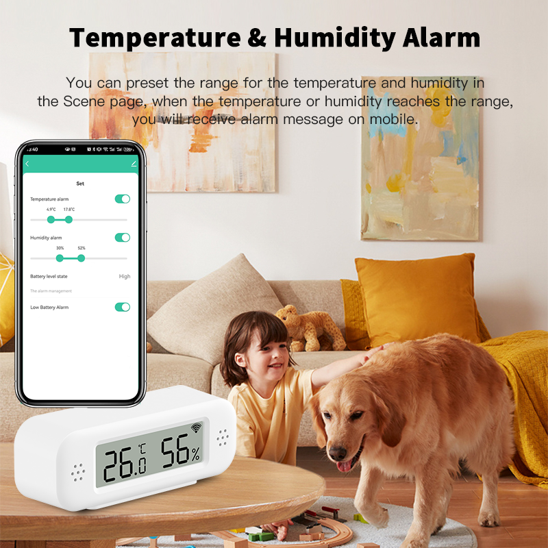 Tuya Zigbee 3.0 Mini Temperatu - مراجعة Digital Hygrometer Probe وسعره