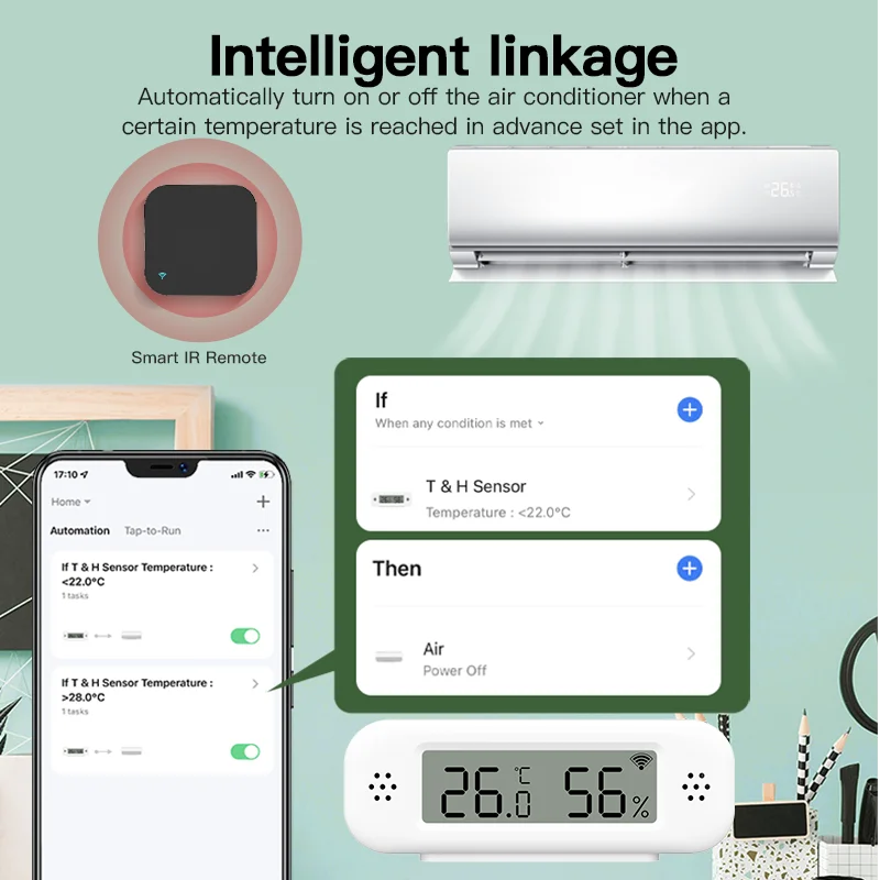 Tuya Zigbee 3.0 Mini Temperatu - مراجعة Digital Hygrometer Probe وسعره