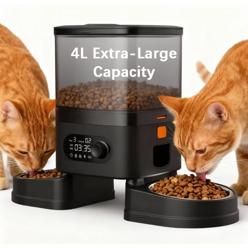 Automatic Pet Feeder Smart Cat - مراجعة Timer Dual Outlet وسعره