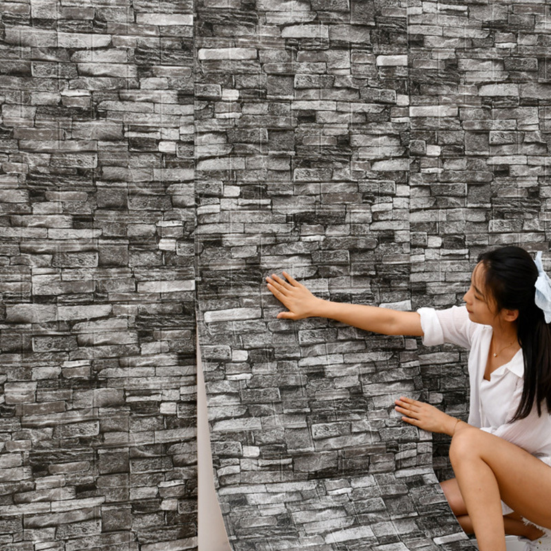 70cm*1m  3D Brick Pattern Wall - مراجعة Pvc Panel Background وسعره