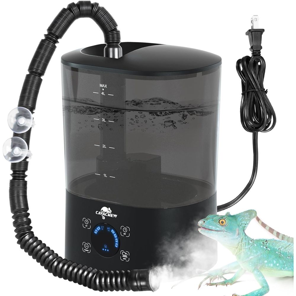 Large 4L Reptile Enclosure wit - مراجعة Misting Nozzle Reptile وسعره