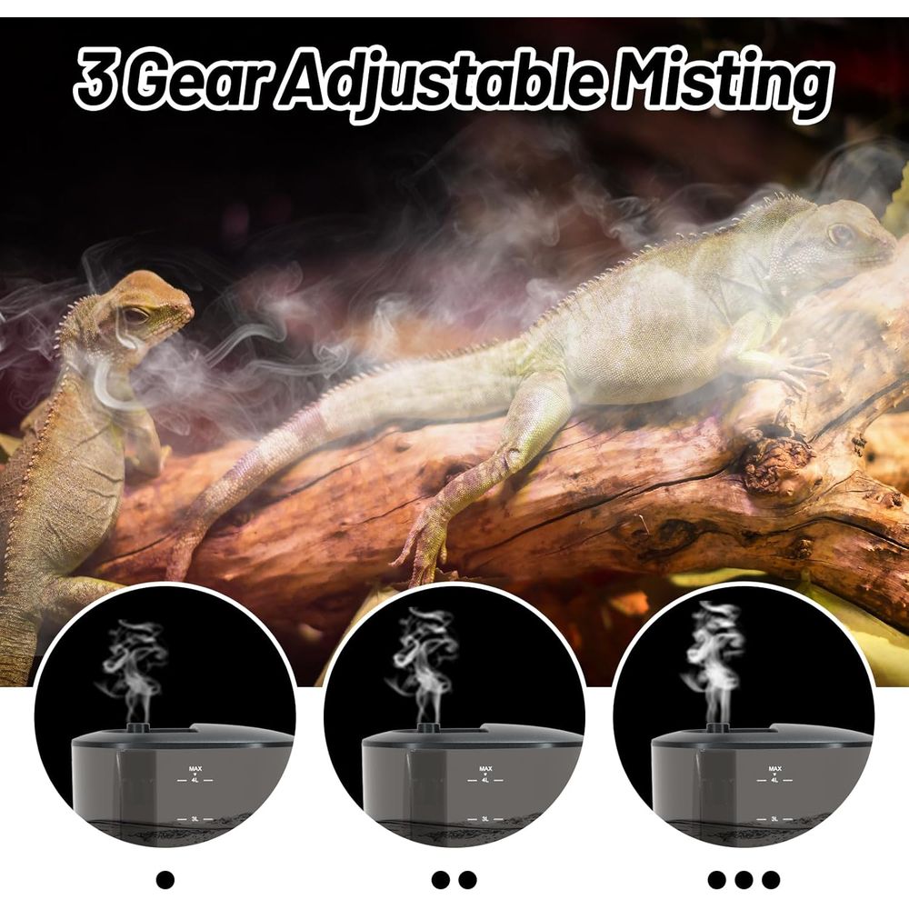 Large 4L Reptile Enclosure wit - مراجعة Misting Nozzle Reptile وسعره