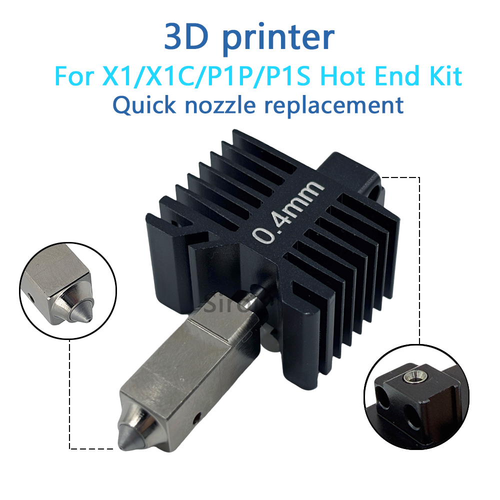 NEW Hotend Kit For Bambu Lab X - مراجعة Ceramic Heat Emitter وسعره