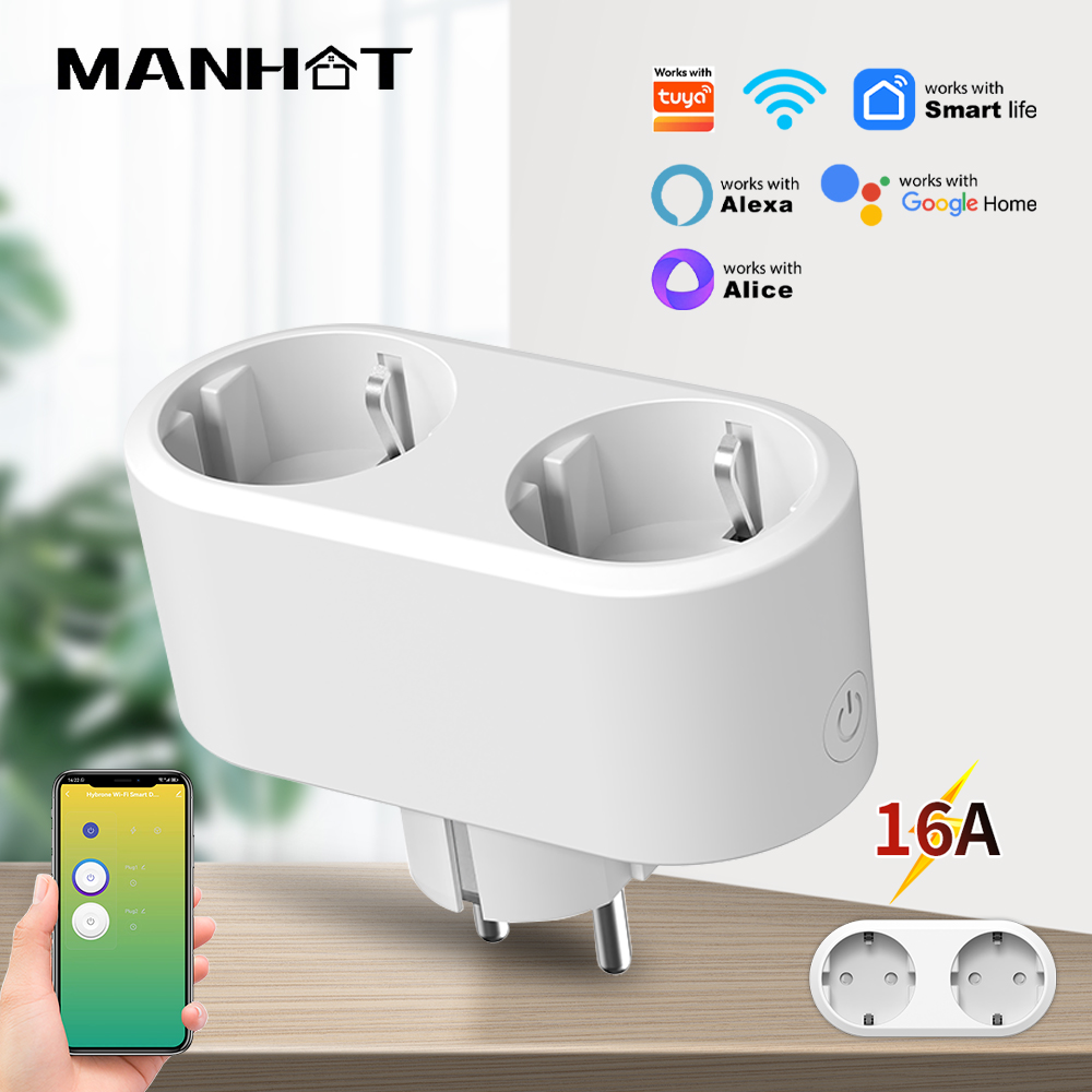 WiFi Smart Plug Dual Outlet 16 - مراجعة Timer Dual Outlet وسعره
