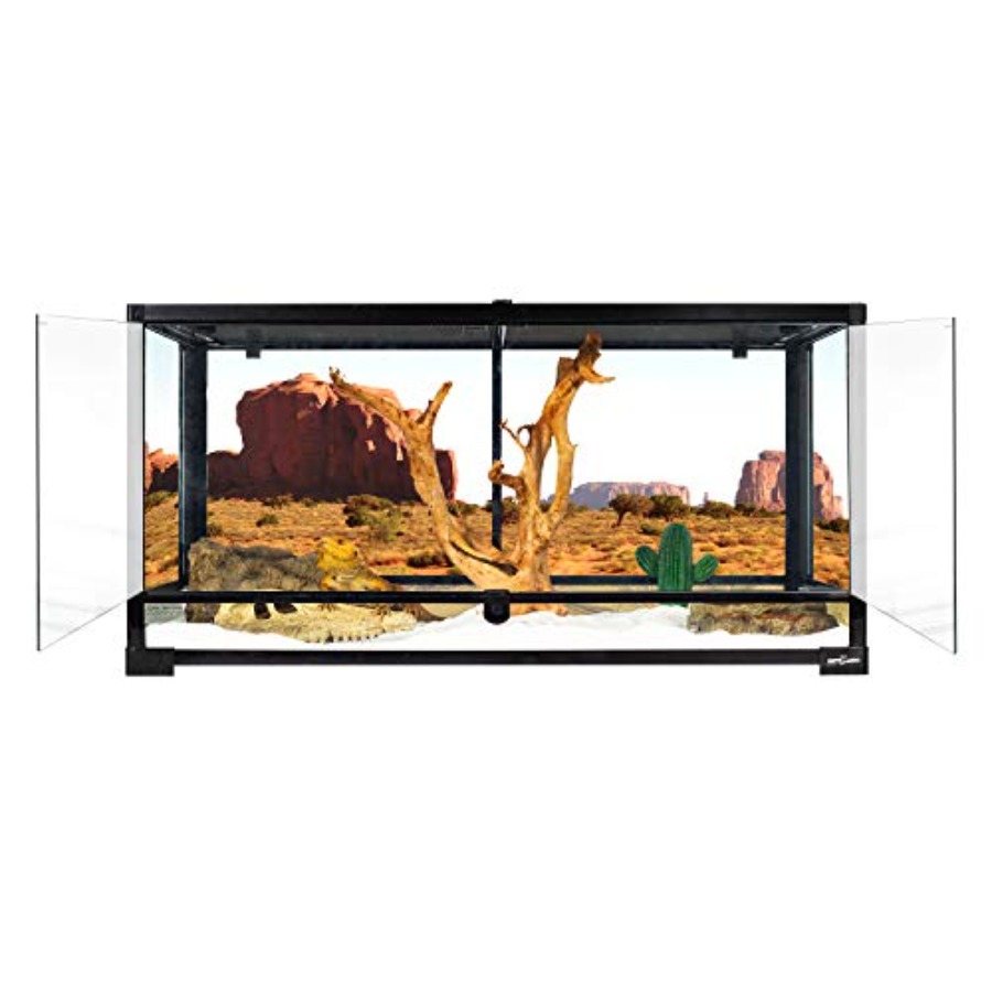 50 Gallon Reptile Glass Terrar - مراجعة Glass Door Hinge وسعره