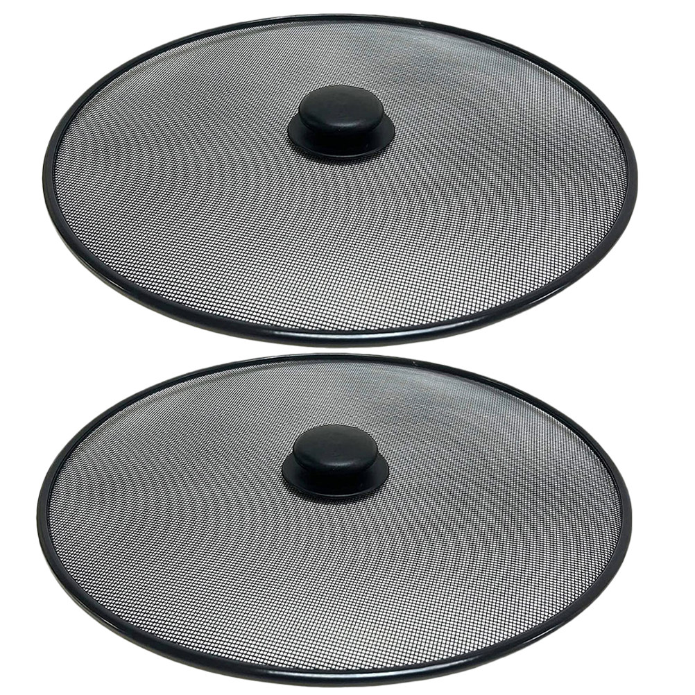 2Pcs Stainless Steel Splatter  - مراجعة Screen Top Mesh وسعره