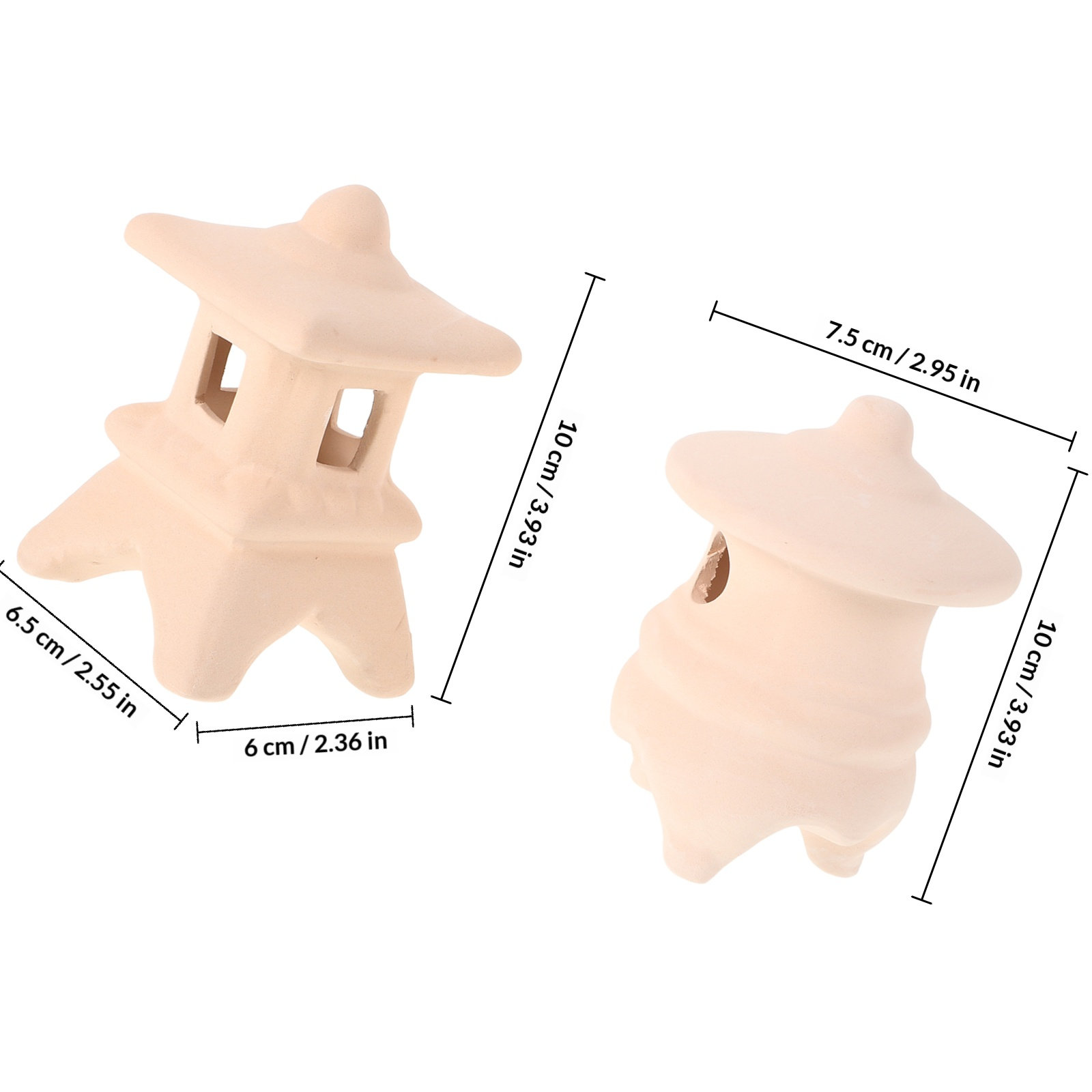 2Pcs Ceramic Aquarium Hide Fis - مراجعة Hide Cave Ceramic وسعره