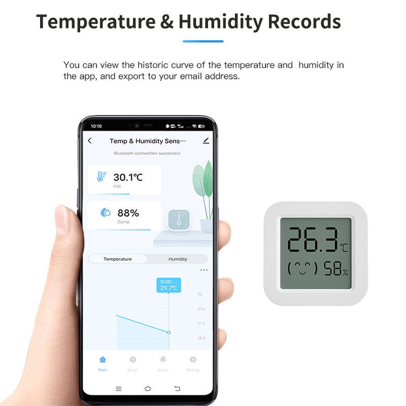 Tuya Temperature Humidity Sens - مراجعة Digital Hygrometer Probe وسعره