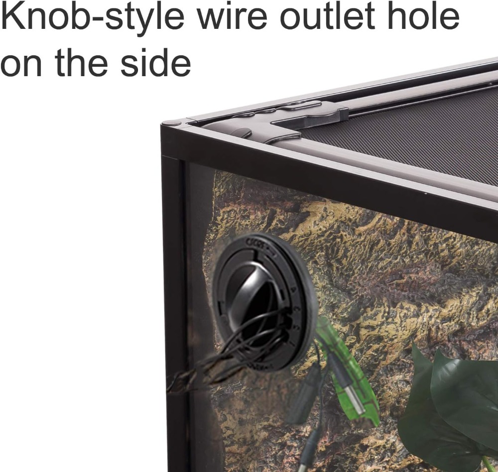 34 Gallon Reptile Glass Terrar - مراجعة Glass Door Hinge وسعره