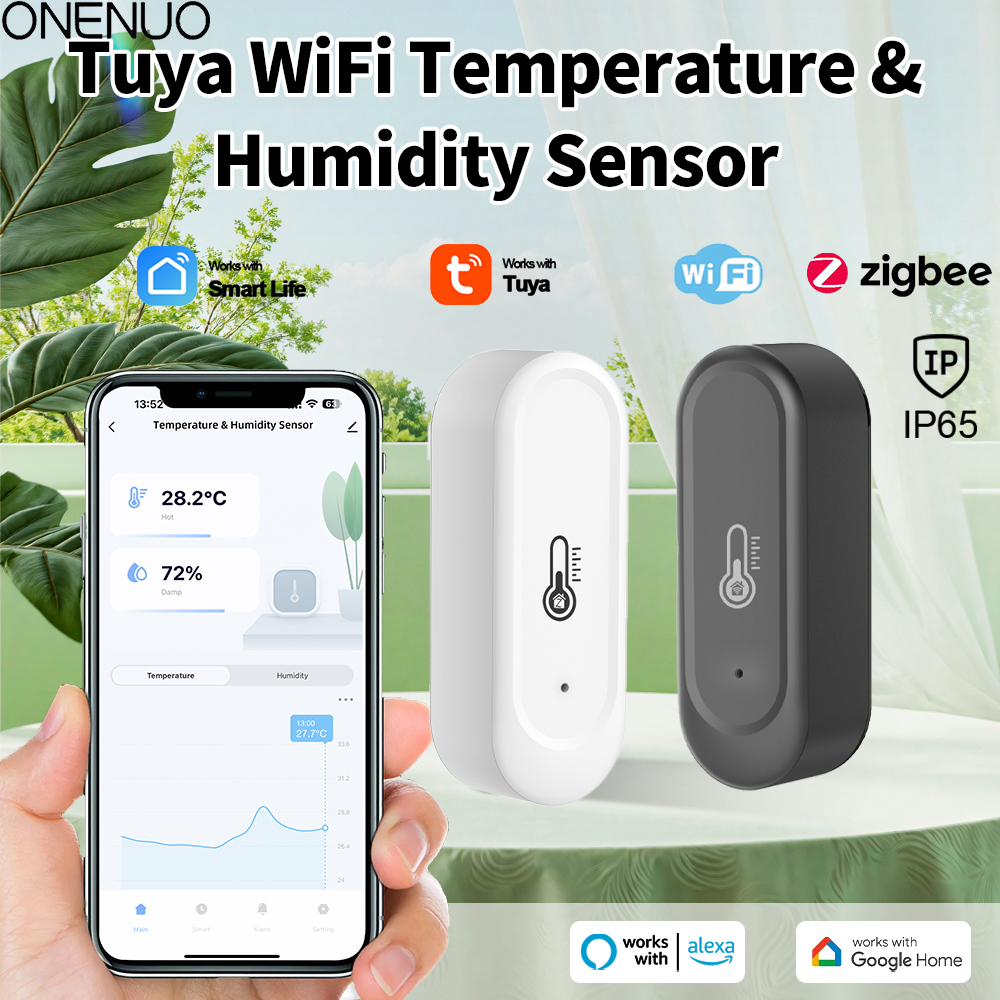 IP65 Zigbee or WiFi Temperatur - مراجعة Digital Hygrometer Probe وسعره