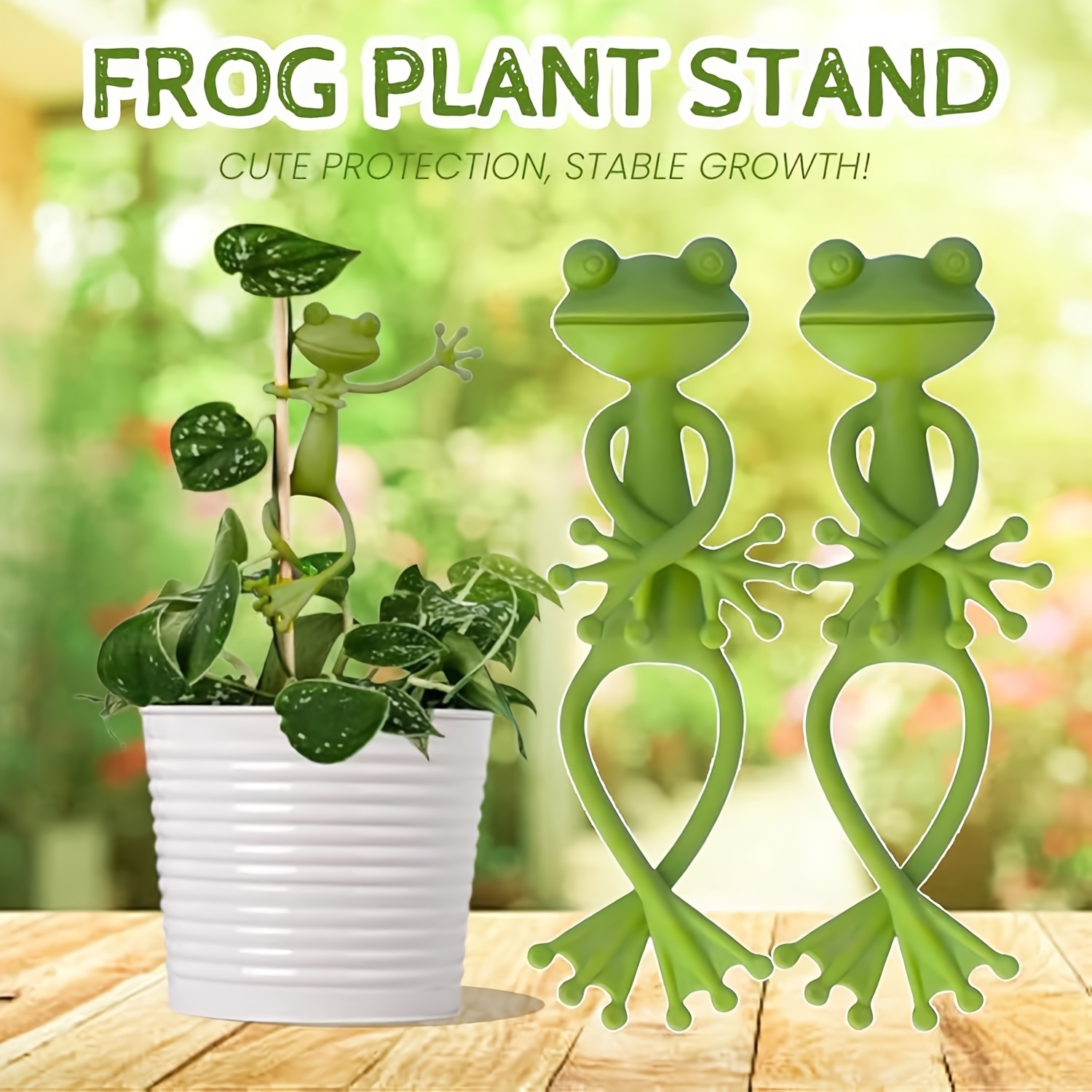 Creative Green Frog Plant Fixi - مراجعة Vine Climbing Plastic وسعره