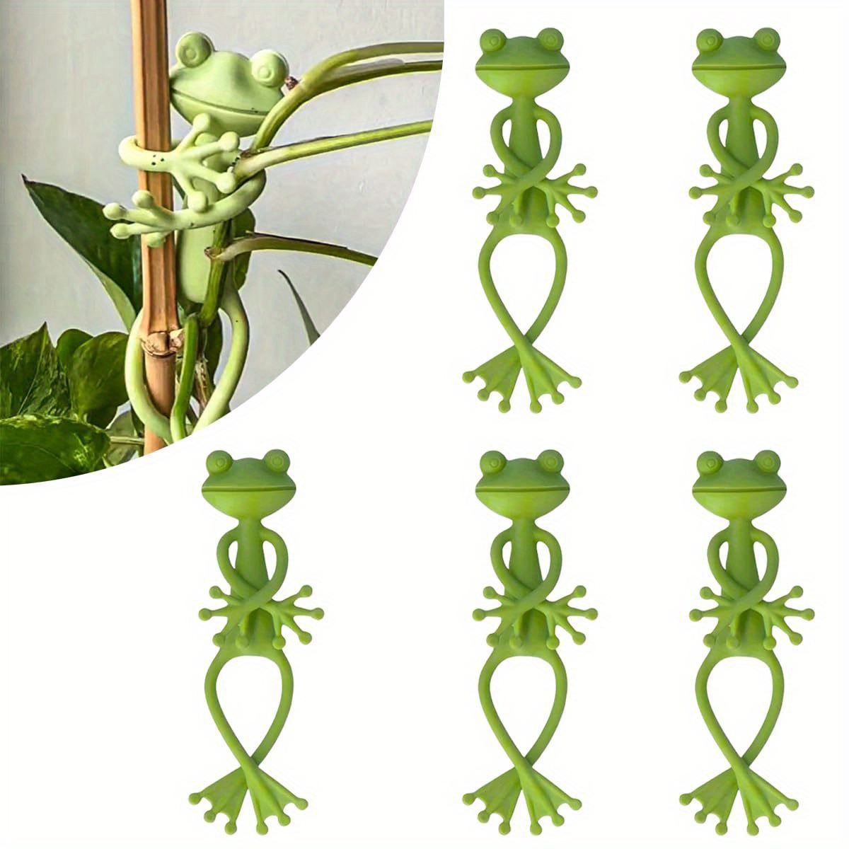 Creative Green Frog Plant Fixi - مراجعة Vine Climbing Plastic وسعره