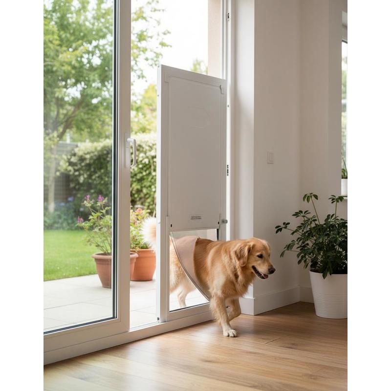 Dog Door for Sliding Glass Doo - مراجعة Glass Door Hinge وسعره