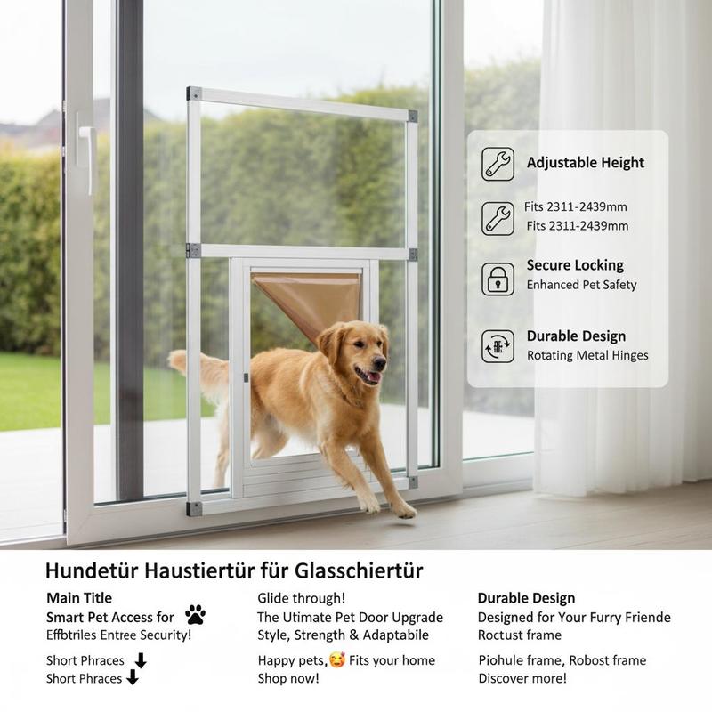 Dog Door for Sliding Glass Doo - مراجعة Glass Door Hinge وسعره