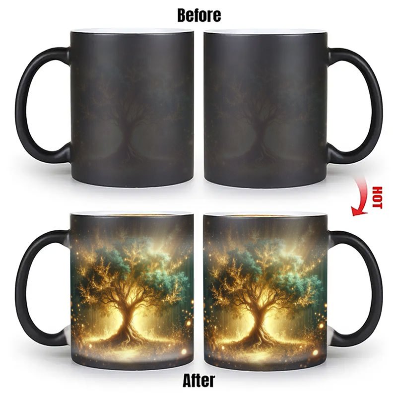 A color-changing magic cup, th - مراجعة Ceramic Heat Emitter وسعره