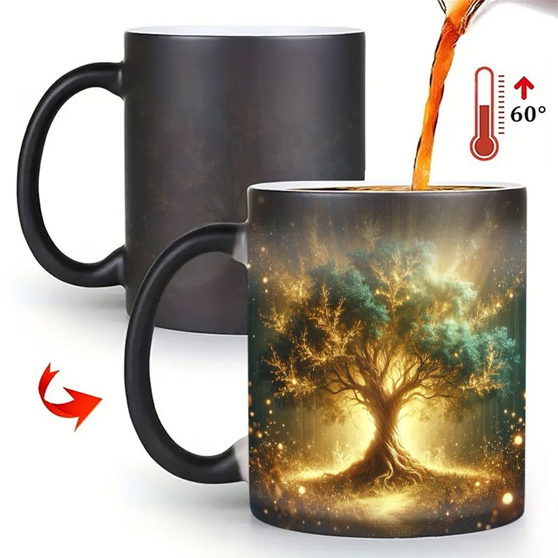 A color-changing magic cup, th - مراجعة Ceramic Heat Emitter وسعره
