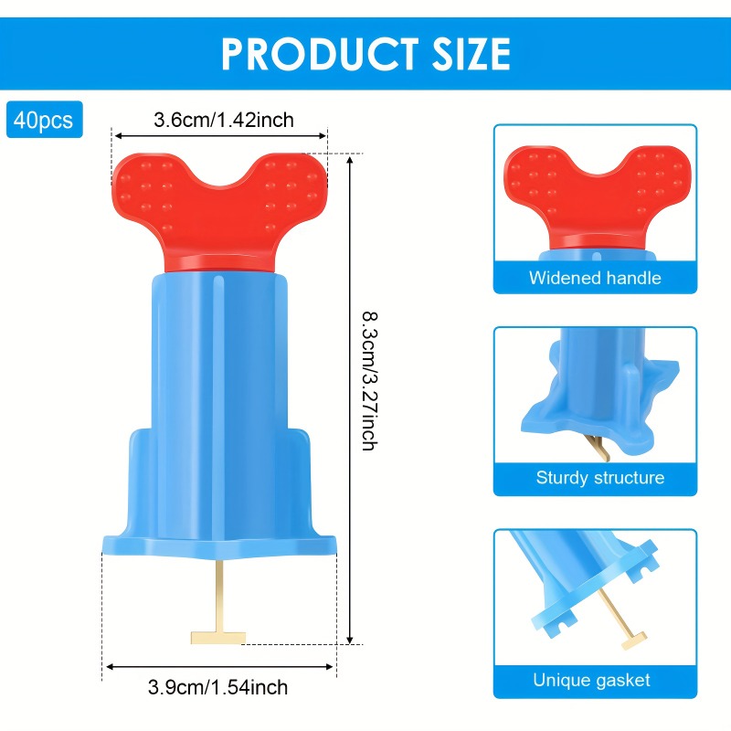 40Pcs New Design Tile Leveling - مراجعة Ceramic Tile Floor وسعره