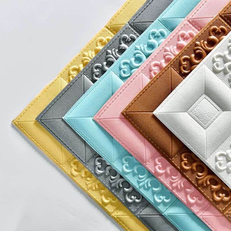 10pcs 3D Tile Brick Wall Stick - مراجعة Pvc Panel Background وسعره