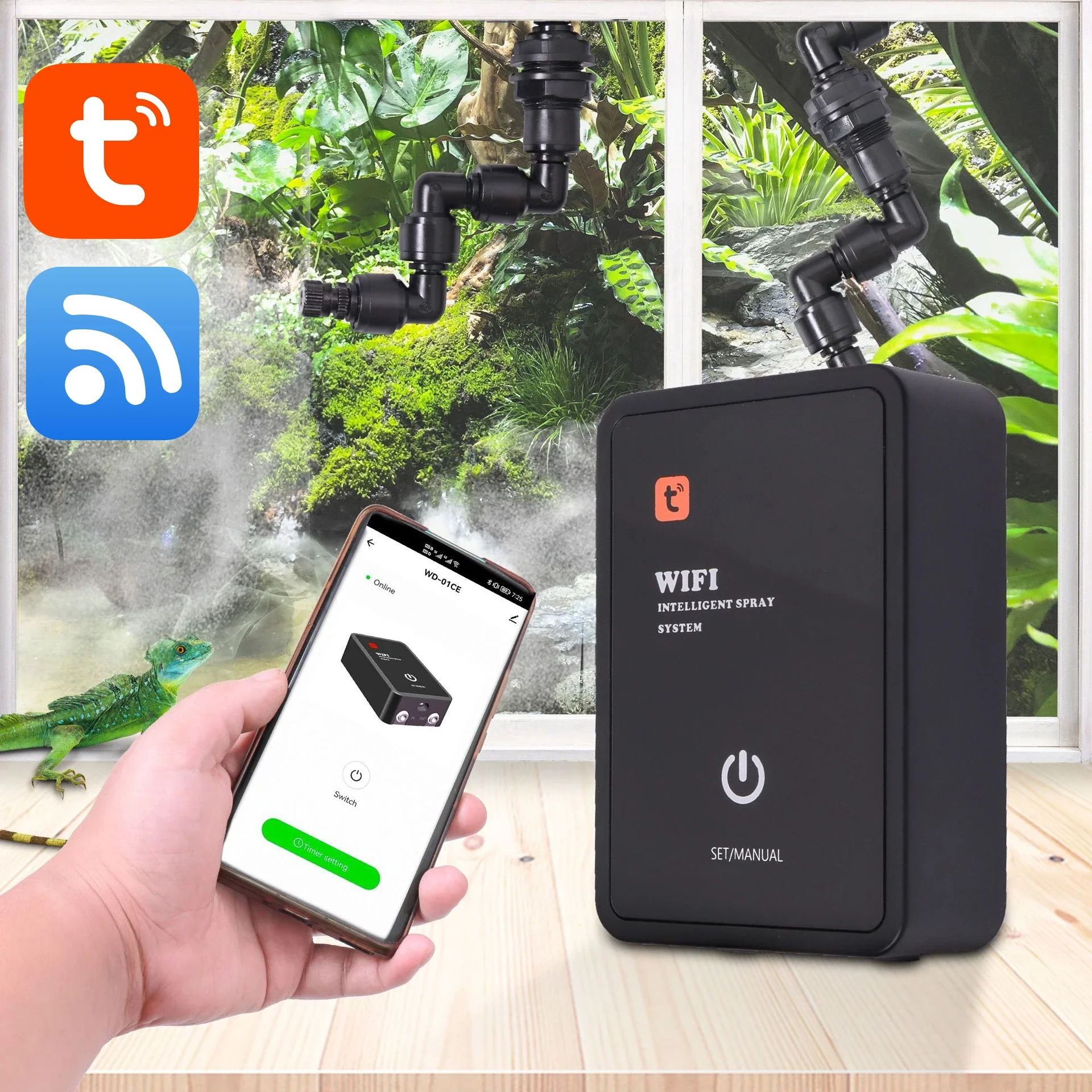 Intelligent Reptile Fogger Ter - مراجعة Terrarium Fogger Ultrasonic وسعره