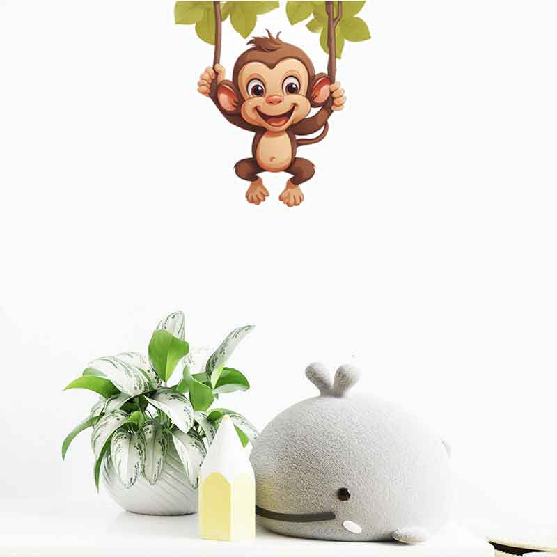Cute little monkey living room - مراجعة Pvc Panel Background وسعره