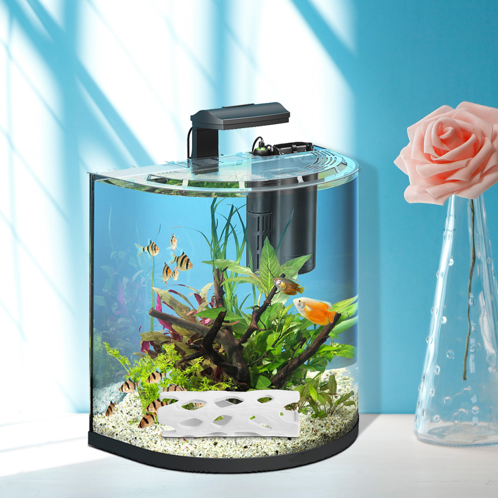 Ceramic Aquarium Decor Fish Ta - مراجعة Hide Cave Ceramic وسعره
